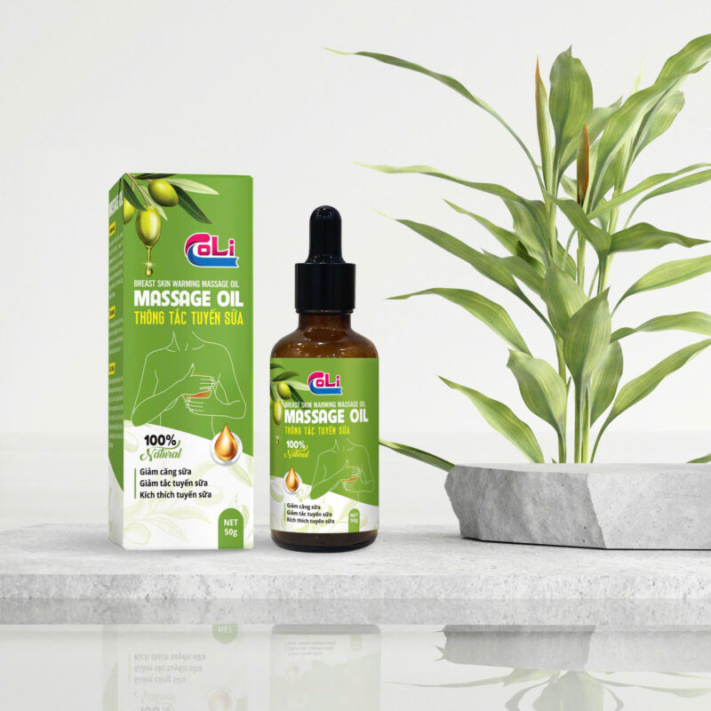 d0778420d95a6c04354b BREAST SKIN WARMING MASSAGE OIL - Dầu massage thông tắc sữa